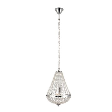 Markslöjd 104889 - Křišťálový lustr na řetězu GRÄNSÖ 1xE27/60W/230V