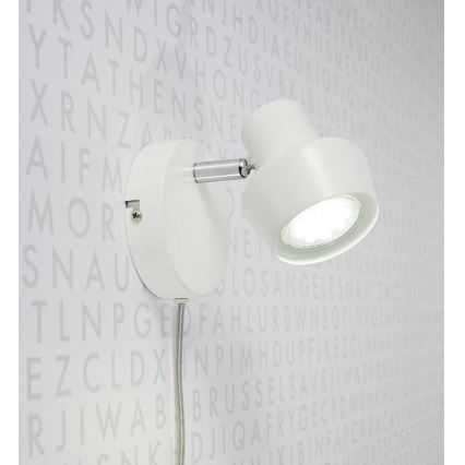 Markslöjd 106083 - Nástěnná lampička URN 1xGU10/35W/230V bílá