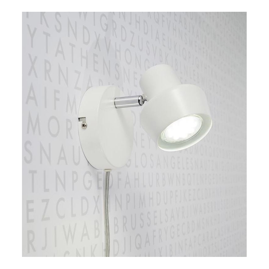 Markslöjd 106083 - Nástěnná lampička URN 1xGU10/35W/230V bílá