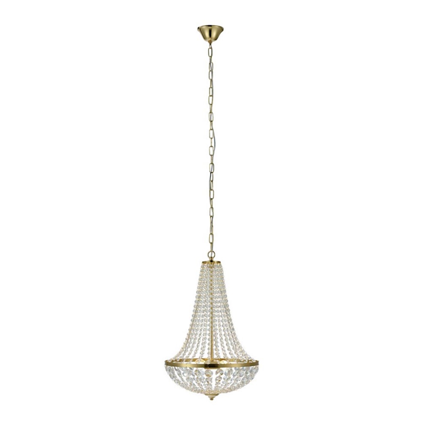 Markslöjd 106119 - Křišťálový lustr na řetězu GRÄNSÖ 2xE14/40W/230V