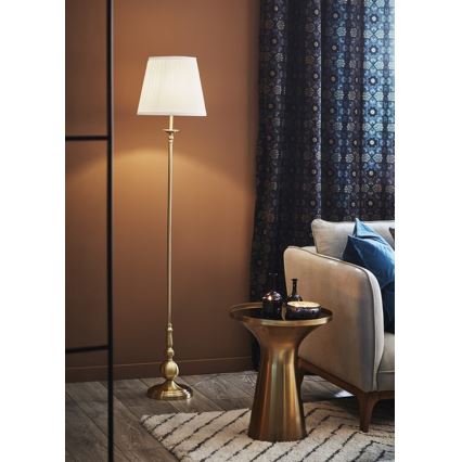 Markslöjd 106322 - Stojací lampa IMPERIA 1xE27/60W/230V mosaz