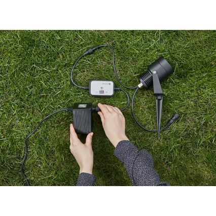 Markslöjd 106936 - Soumrakový senzor s časovačem GARDEN24 24V IP44