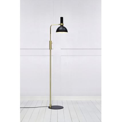 Markslöjd 106972 - Stmívatelná stojací lampa LARRY 1xE27/60W/230V černá/zlatá