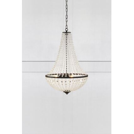 Markslöjd 107028 - Křišťálový lustr na řetězu GRÄNSÖ 3xE14/40W/230V
