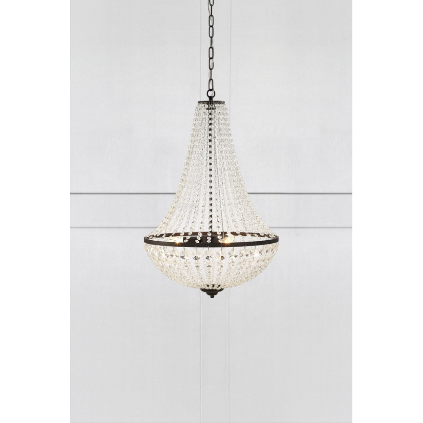Markslöjd 107028 - Křišťálový lustr na řetězu GRÄNSÖ 3xE14/40W/230V