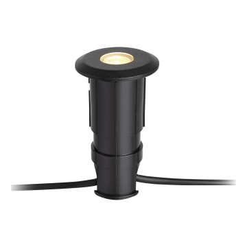 Markslöjd 107285 - LED Venkovní zápustné svítidlo GARDEN24 LED/3W/24V IP44 černá