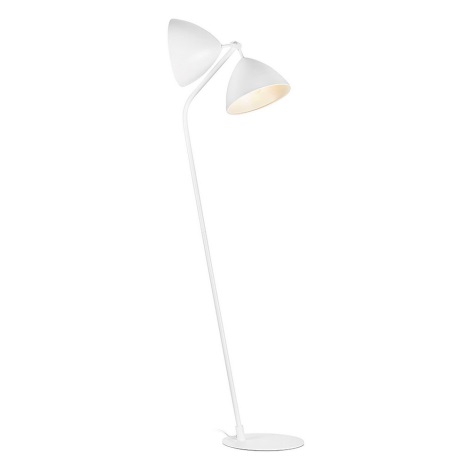 Markslöjd 107769 - Stmívatelná stojací lampa DAGMAR 2xE27/40W/230V bílá