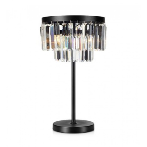 Markslöjd 107773 - Křišťálová stolní lampa VENTIMIGLIA 3xE14/40W/230V