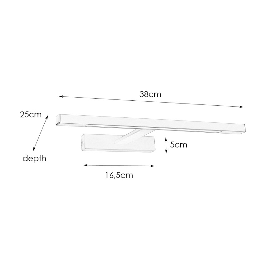 Markslöjd 107910 - LED Koupelnové osvětlení zrcadla NEPTUNUS LED/6W/230V IP44