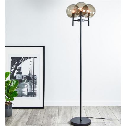 Markslöjd 107947 - Stojací lampa CROWN 3xE14/20W/230V