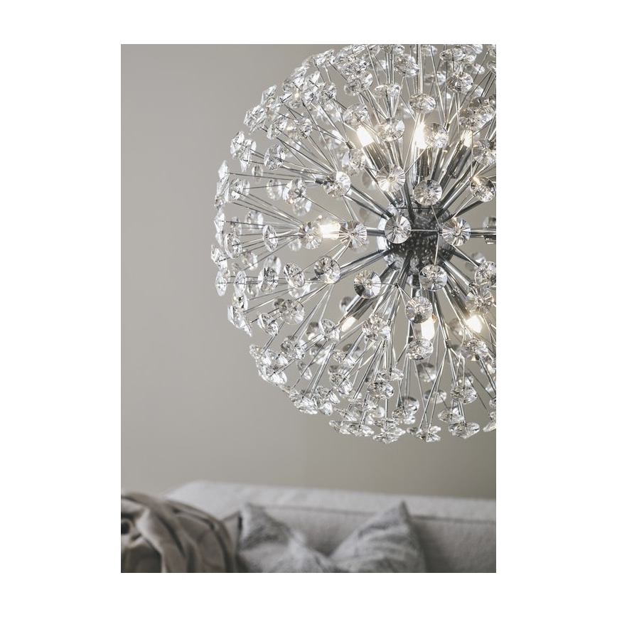 Markslöjd 108101 - Křišťálový lustr na lanku BOLID 9xG9/20W/230V