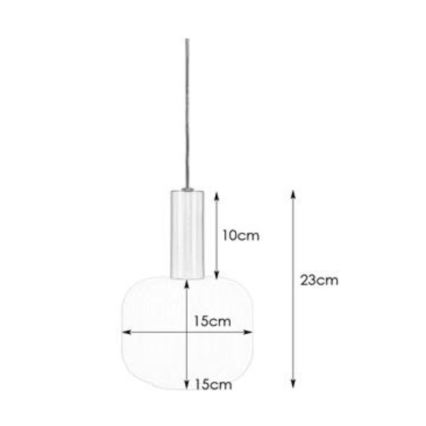 Markslöjd 108123 - Lustr na lanku SOBER 1xE14/40W/230V mosaz