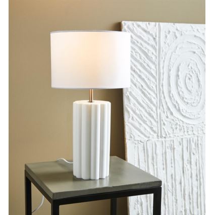 Markslöjd 108220 - Stolní lampa COLUMN 1xE14/18W/230V bílá