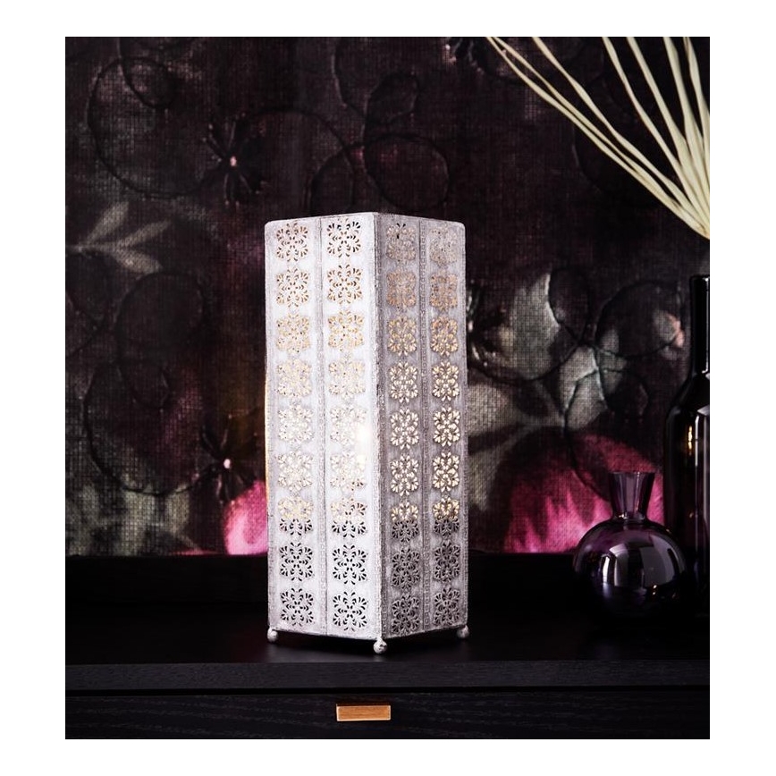 Markslöjd 108222 - Stolní lampa AGRA 1xE14/18W/230V šedá