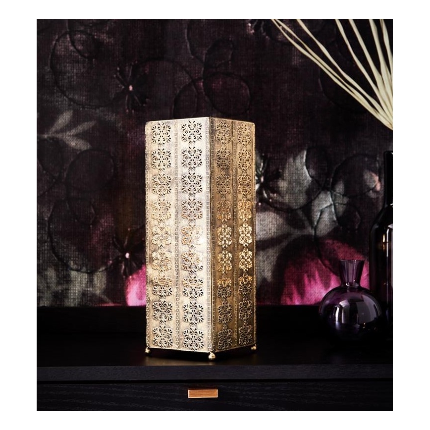 Markslöjd 108223 - Stolní lampa AGRA 1xE14/18W/230V zlatá
