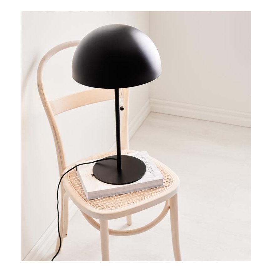 Markslöjd 108258 - Stolní lampa DOME 2xE14/40W/230V černá