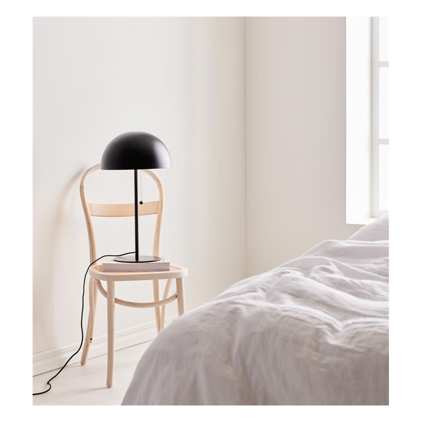 Markslöjd 108258 - Stolní lampa DOME 2xE14/40W/230V černá