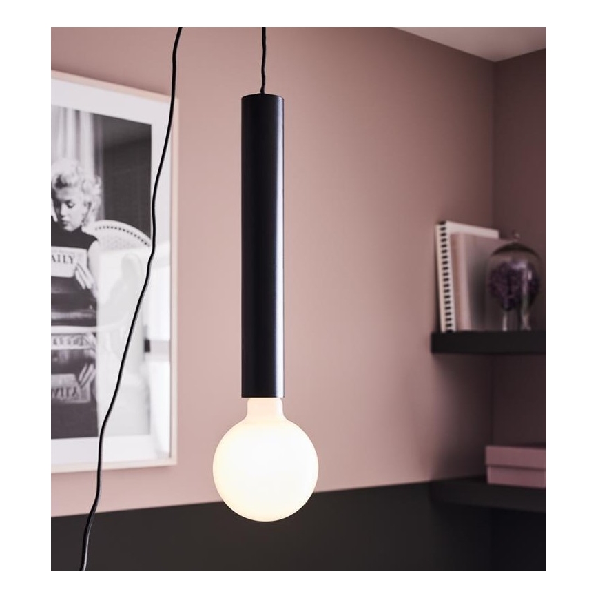 Markslöjd 108260 - Lustr na lanku SENCILLO 1xE27/40W/230V černá