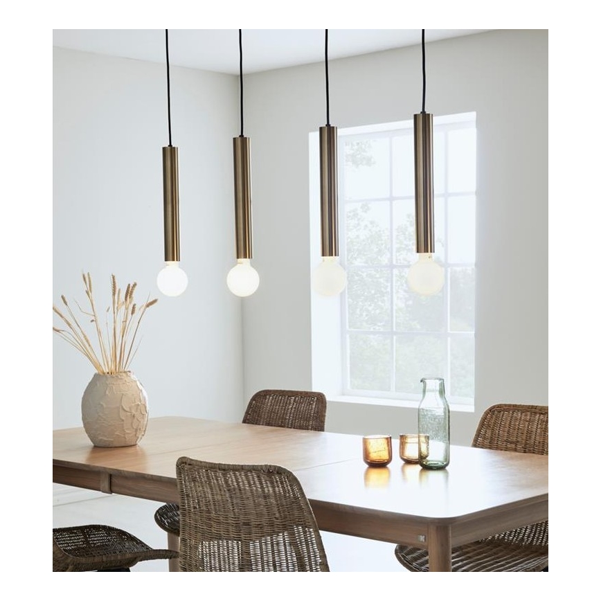 Markslöjd 108263 - Lustr na lanku SENCILLO 4xE27/40W/230V zlatá