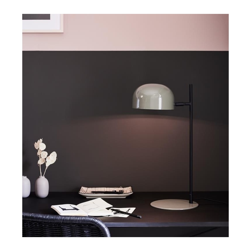 Markslöjd 108292 - Stolní lampa POSE 1xE14/25W/230V šedá