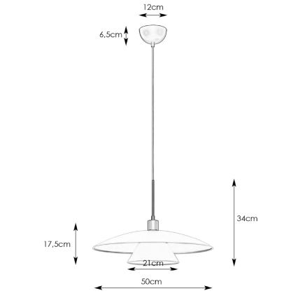 Markslöjd 108431 - Lustr na lanku MILLINGE 1xE27/40W/230V černá