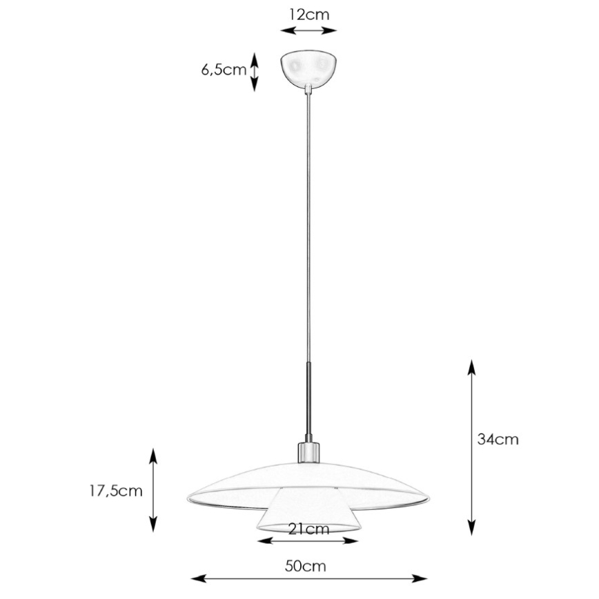 Markslöjd 108431 - Lustr na lanku MILLINGE 1xE27/40W/230V černá