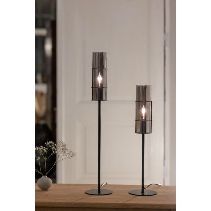 Markslöjd 108559 - Stolní lampa TUBO 1xE14/40W/230V 50 cm černá