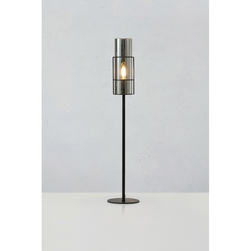 Markslöjd 108560 - Stolní lampa TORCIA 1xE14/40W/230V 65 cm černá
