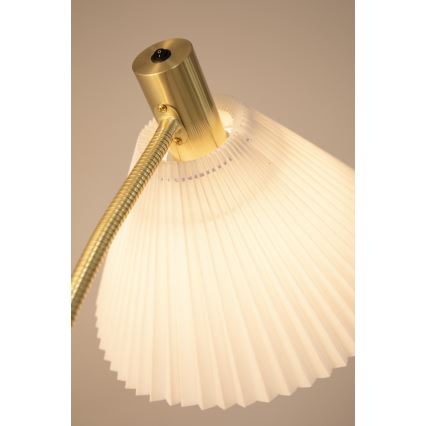 Markslöjd 108569 - Stojací lampa MIRA 1xE27/40W/230V zlatá