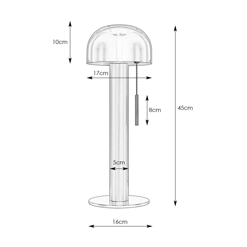 Markslöjd 108576 - Stolní lampa COSTA 2xG9/18W/230V černá/zlatá