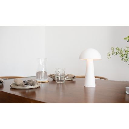 Markslöjd 108656 - LED Stmívatelná nabíjecí lampa FUNGI LED/1,5W/5V IP44 bílá