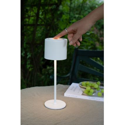 Markslöjd 108658 - LED Stmívatelná nabíjecí lampa FILO LED/2W/5V IP44 30 cm bílá