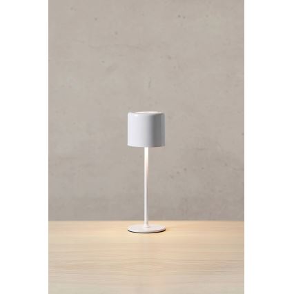 Markslöjd 108658 - LED Stmívatelná nabíjecí lampa FILO LED/2W/5V IP44 30 cm bílá