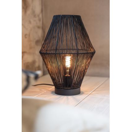Markslöjd 108666 - Stolní lampa CASA 1xE27/40W/230V černá