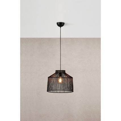 Markslöjd 108668 - Lustr na lanku CAPANNA 1xE27/40W/230V černá
