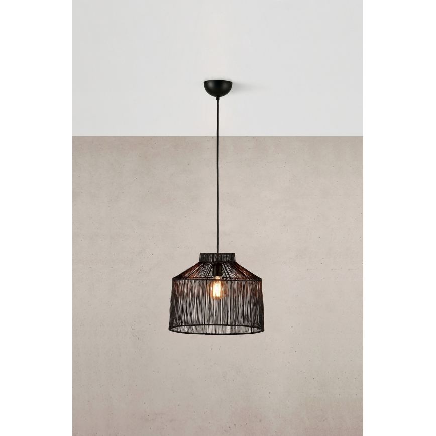 Markslöjd 108668 - Lustr na lanku CAPANNA 1xE27/40W/230V černá