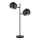 Markslöjd 108691 - Stolní lampa EDGAR 2xE14/40W/230V černá