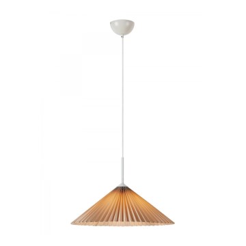 Markslöjd 108710 - Lustr na lanku PLISADO 1xE27/40W/230V pr. 50 cm béžová