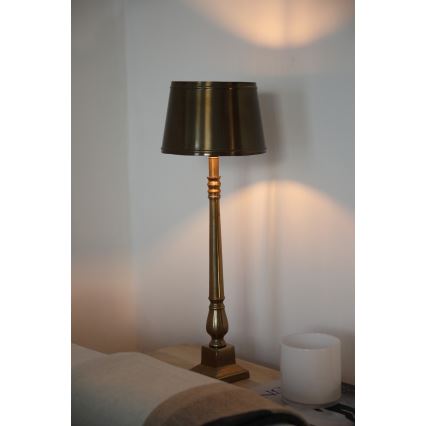 Markslöjd 108774 - Stolní lampa METALLO 1xE27/40W/230V zlatá