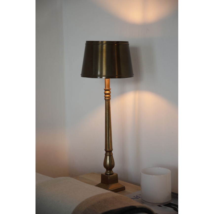 Markslöjd 108774 - Stolní lampa METALLO 1xE27/40W/230V zlatá