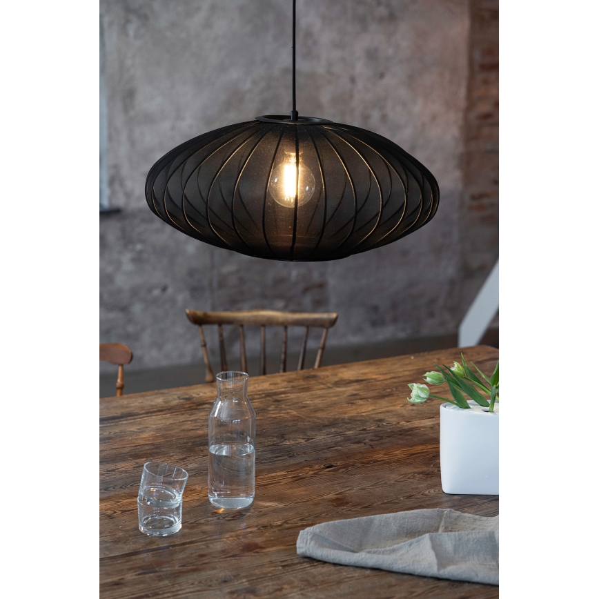 Markslöjd 108793 - Lustr na lanku FORENCE 1xE27/40W/230V pr. 60 cm černá