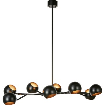Markslöjd 108852 - Lustr na tyči EDGAR 8xE14/40W/230V černá