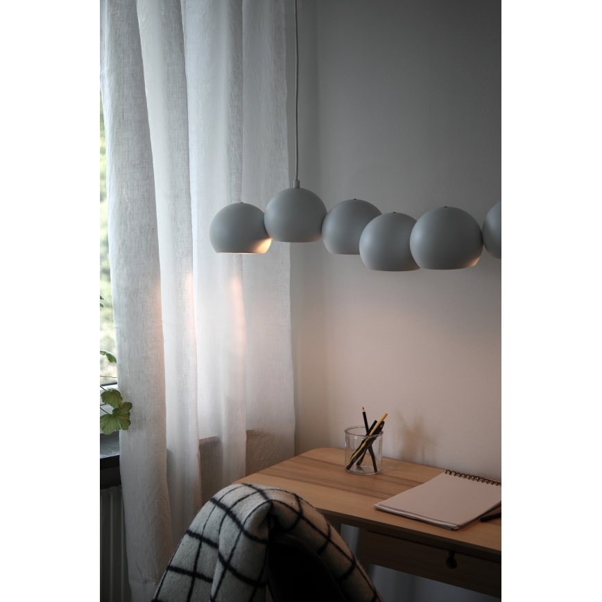 Markslöjd 108859 - Lustr na lanku CUPOLO 7xE14/40W/230V bílá