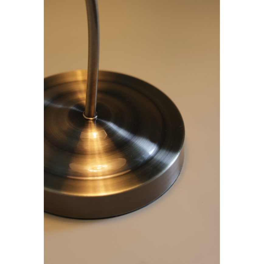 Markslöjd 108863 - Stolní lampa VELA 1xE27/40W/230V mosaz/bílá