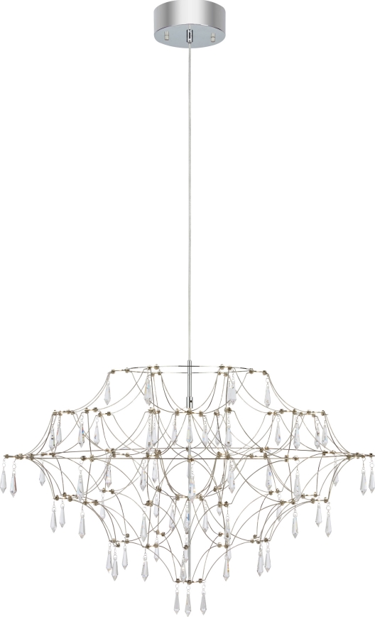 Markslöjd 108870 - LED Stmívatelný křišťálový lustr na lanku EFESOS LED/25W/230V pr. 80 cm