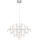 Markslöjd 108870 - LED Stmívatelný křišťálový lustr na lanku EFESOS LED/25W/230V pr. 80 cm