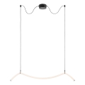 Markslöjd 108873 - LED Stmívatelný lustr na lanku MELT LED/13W/230V 112 cm černá