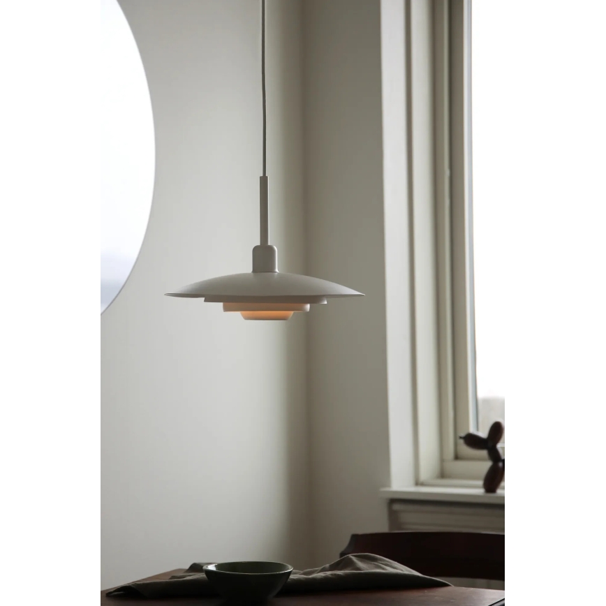 Markslöjd 108874 - Lustr na lanku PINY 1xE27/60W/230V pr. 35 cm bílá