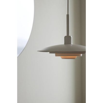 Markslöjd 108874 - Lustr na lanku PINY 1xE27/60W/230V pr. 35 cm bílá