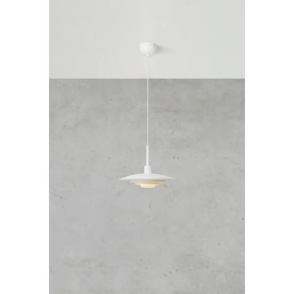 Markslöjd 108874 - Lustr na lanku PINY 1xE27/60W/230V pr. 35 cm bílá